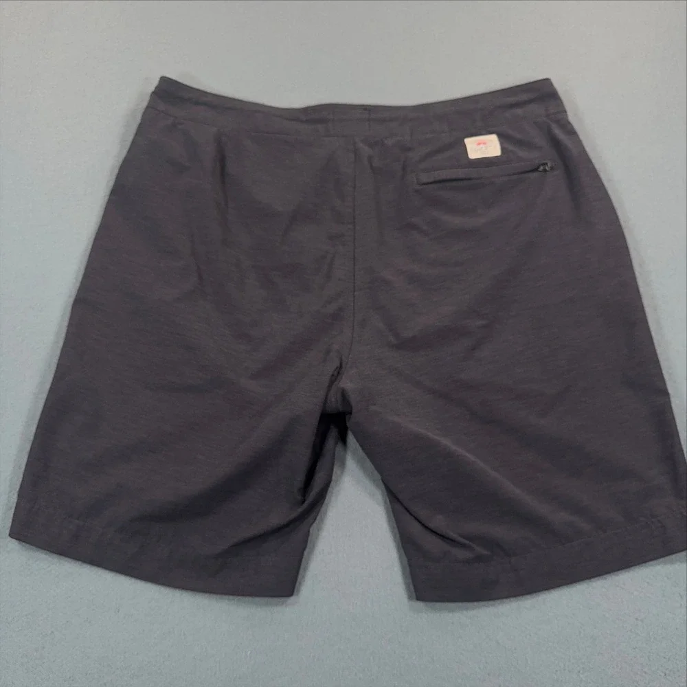Faherty All Day Shorts Mens 35 Charcoal Gray Hybrid Performance Stretch 3315